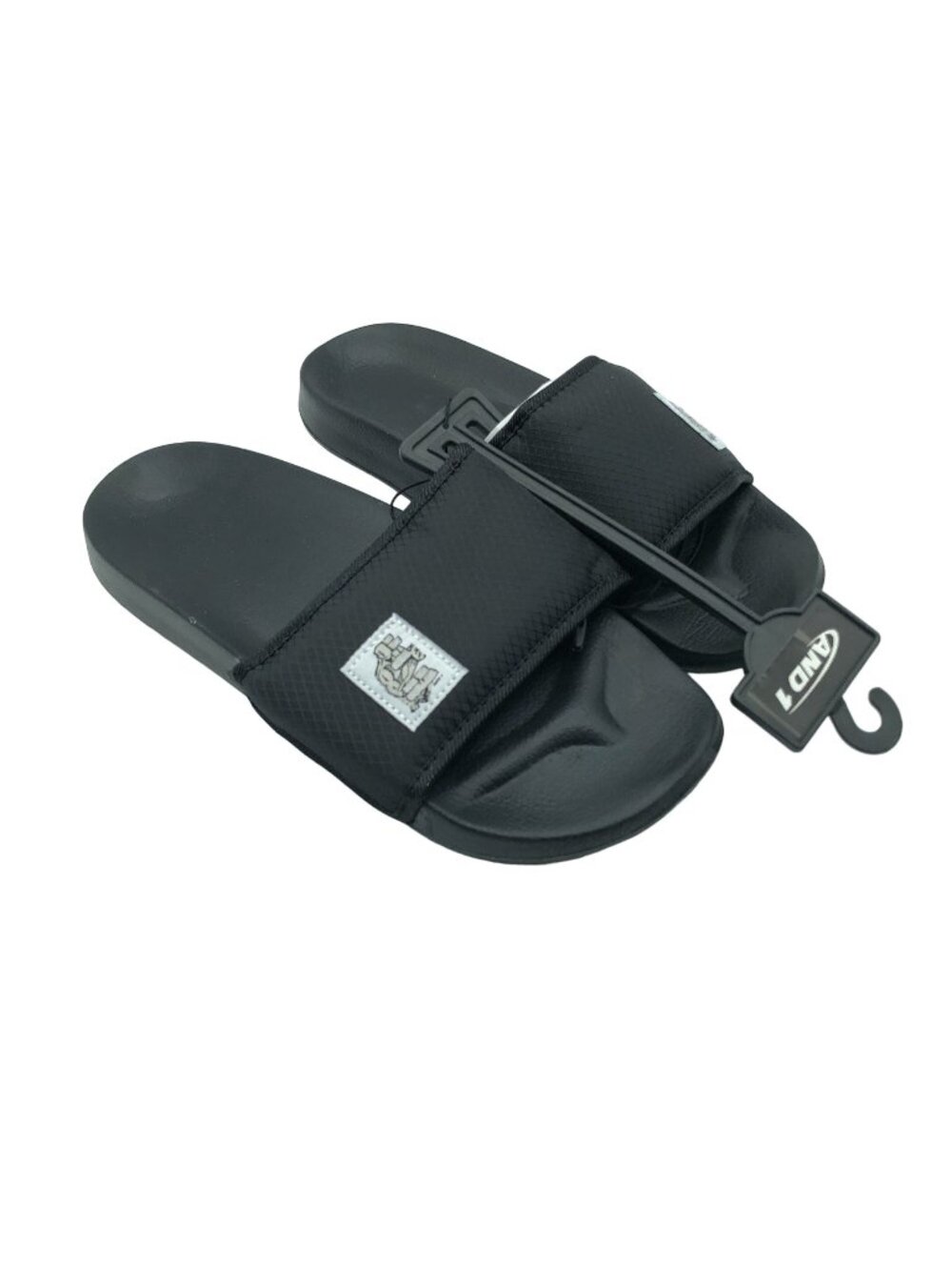 And1 Mens Shatter Sandals Slides Quilted Black 12